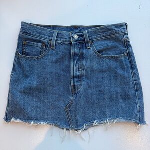 Levi Strauss Demin Mini Skirt Size 28